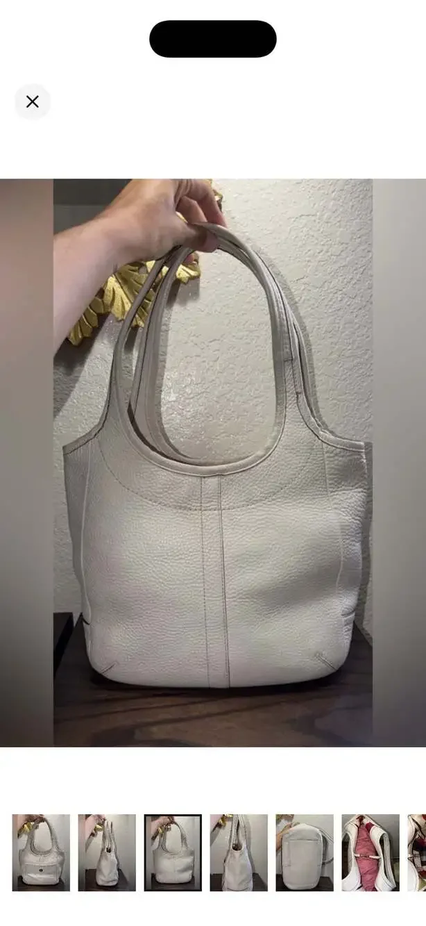 Coach Legacy Ergo Hobo Bag 11615 in White Pebble Leather